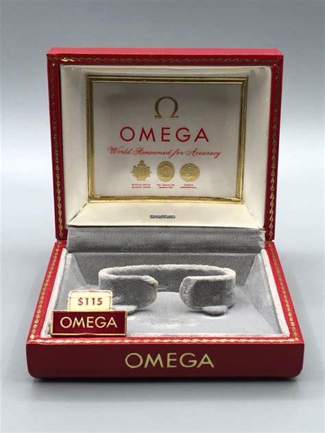 omega watch box red|omega watch box for sale.